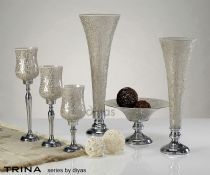 Trina Mosaic Art Glassware Diyas Home Hurricane Lamps Trina Mosaic Art Glassware Diyas Home Hurricane Lamps